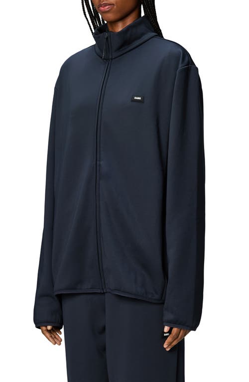 Rains Sintra Fleece Jacket In Blue