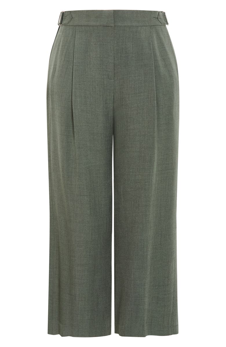 City Chic Blakely Wide Leg Pants, Alternate, color, Olive