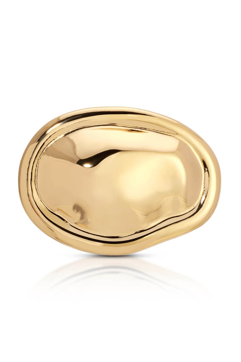 Moderna Brooch, Main, color, GOLD