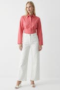 Exquise Lilyy High Waisted Wide Leg Denim Jeans