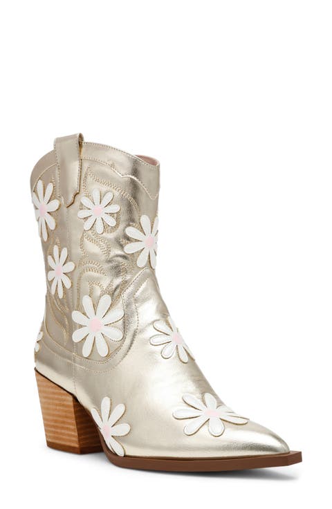 Teddy Pointed Toe Western Boot (Women)