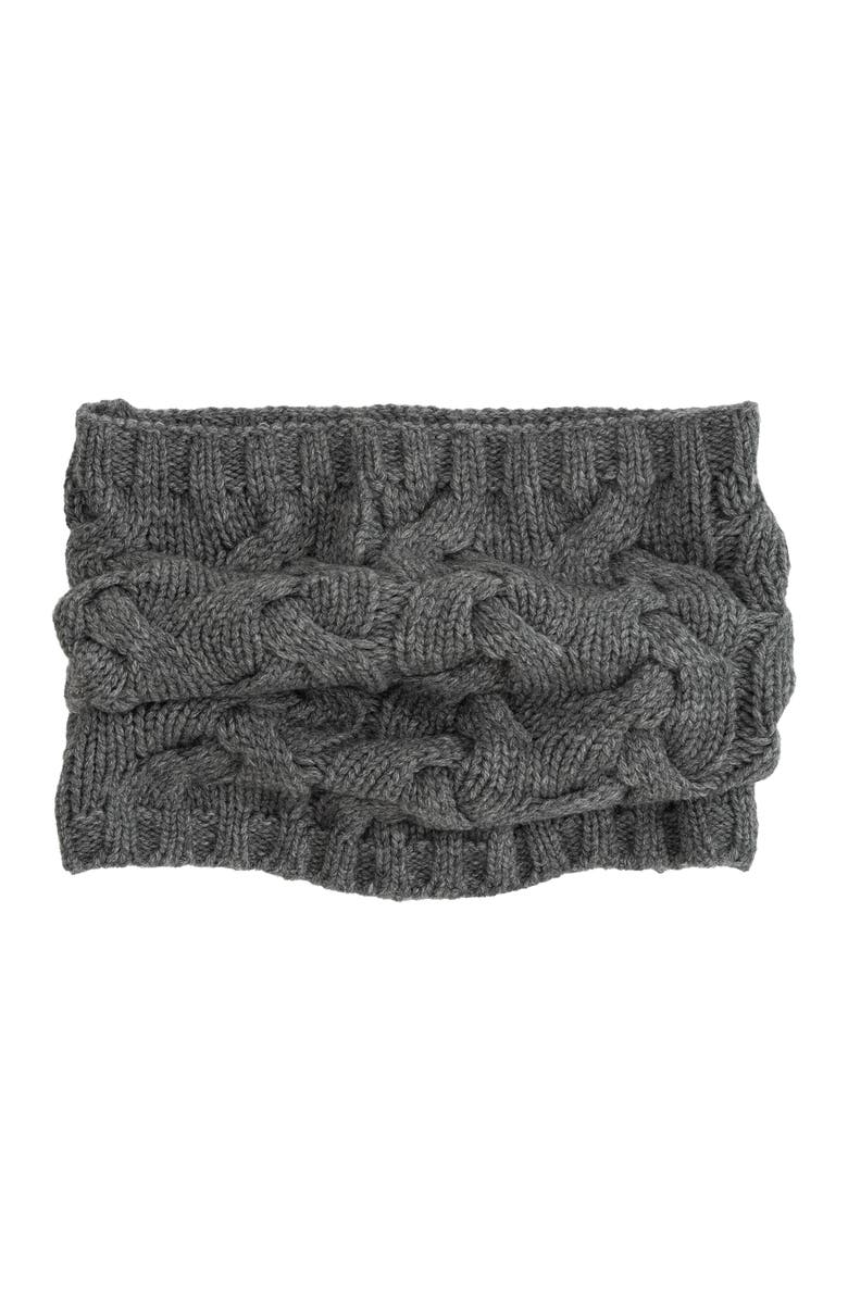 Echo Park Cable Snood, Alternate, color, Dark Grey