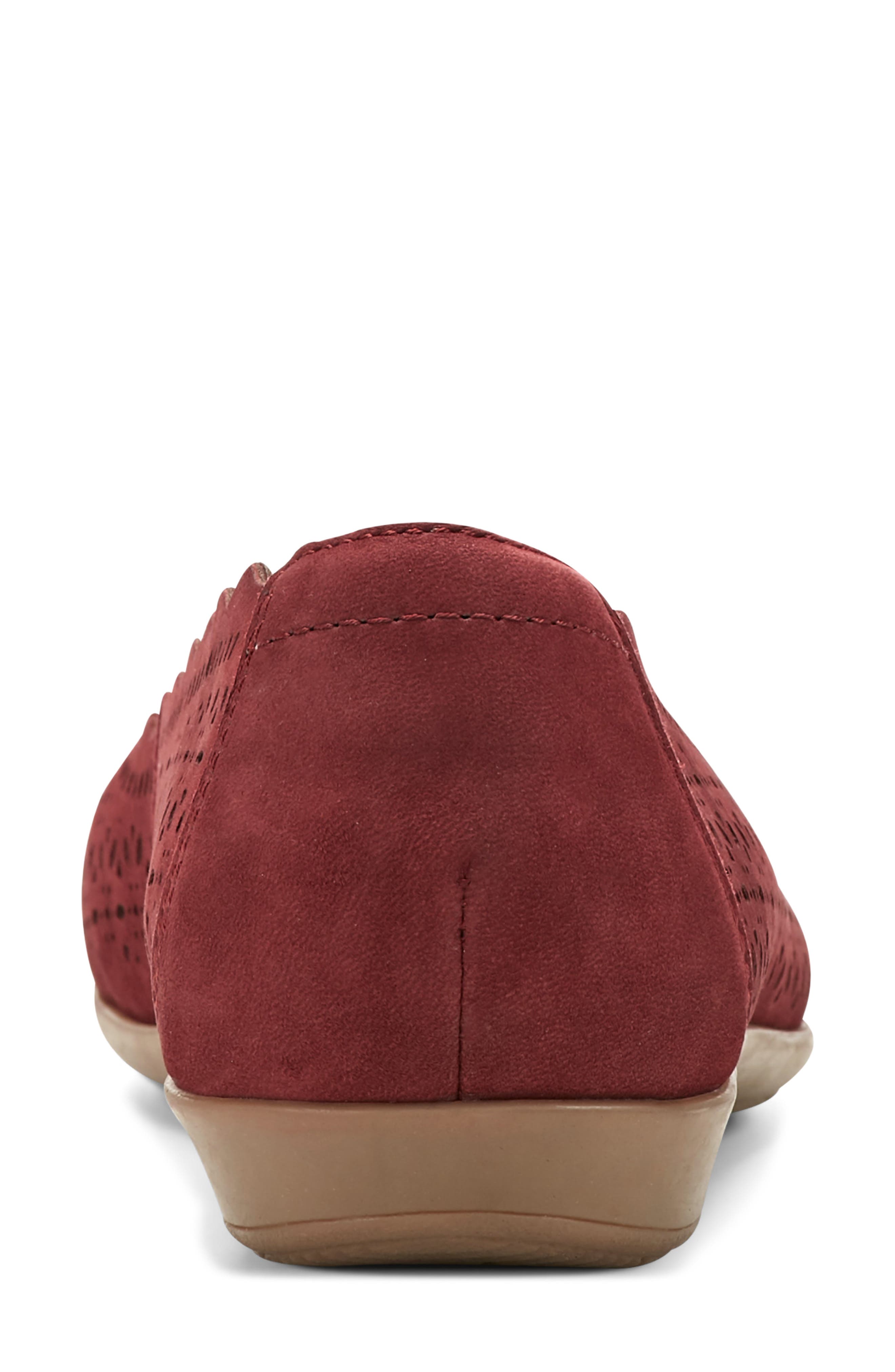 Bria Flat, Alternate, color, DARK RED