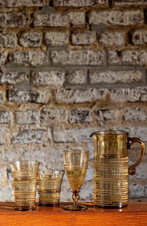 Juliska Ella Goblet In Brown
