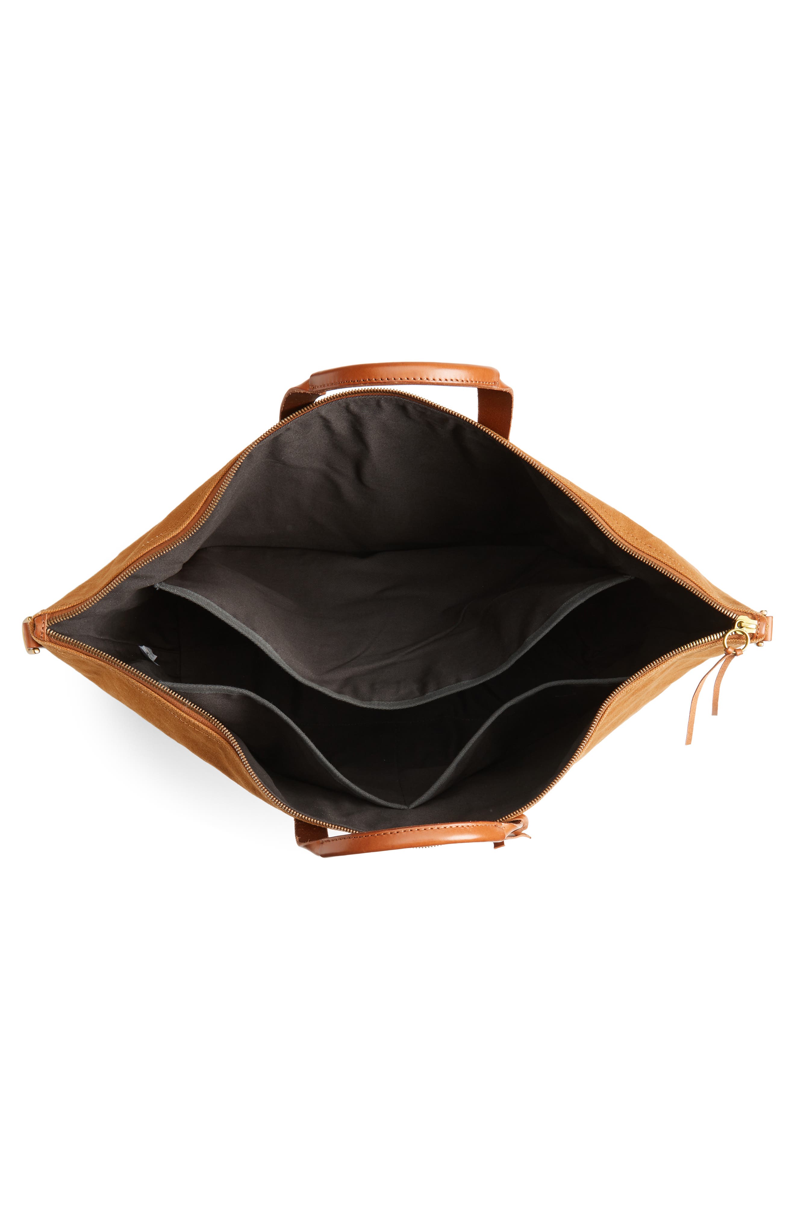 Madewell Canvas Overnight Bag, Alternate, color, 