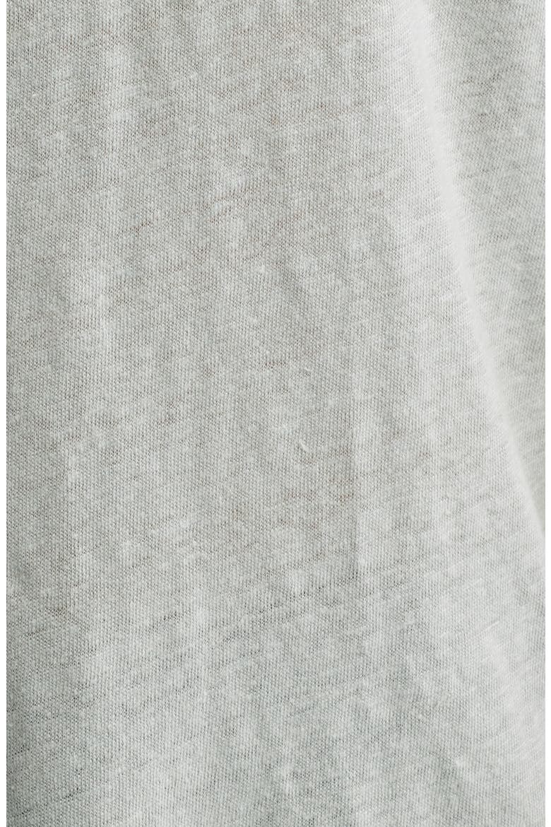 Ola Linen Knit Short Sleeve Button-Up, Alternate, color, STEEL