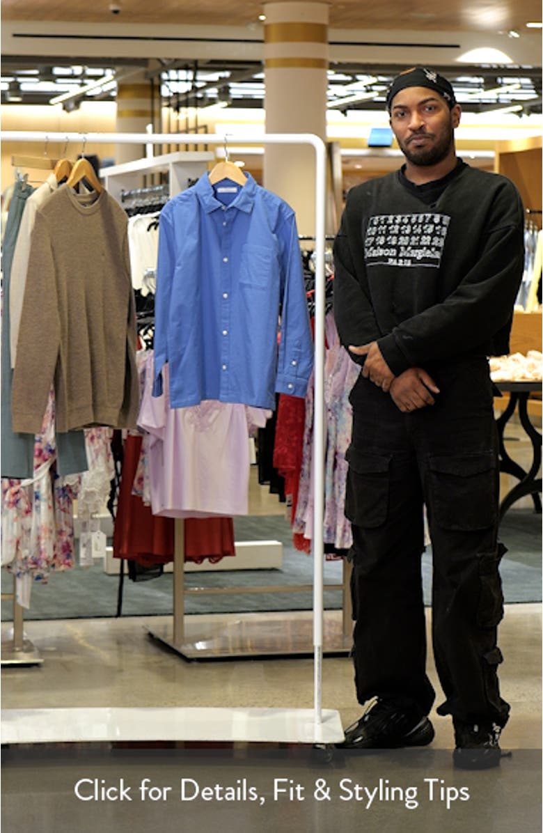 Kids' Cotton Oxford Button-Up Shirt, sales video thumbnail