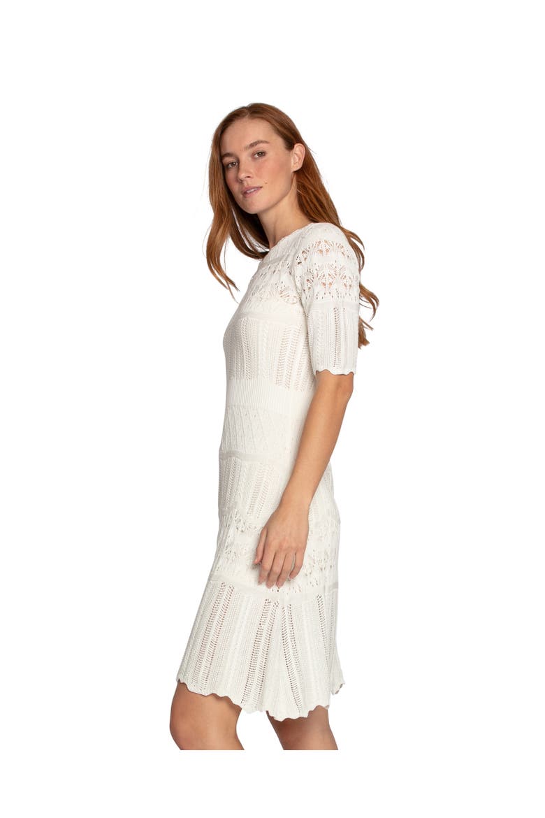 Everbloom Crochet Mini Dress, Alternate, color, natural