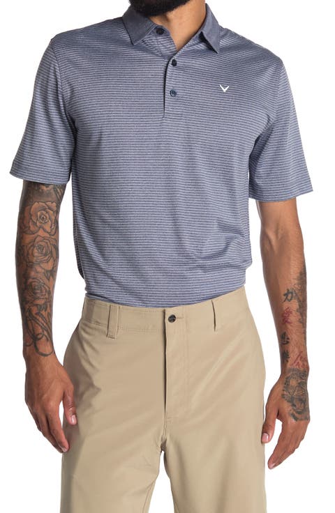 Callaway Golf Heather Micro Stripe Polo