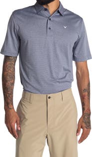 Callaway Golf® Callaway Golf Heather Micro Stripe Polo