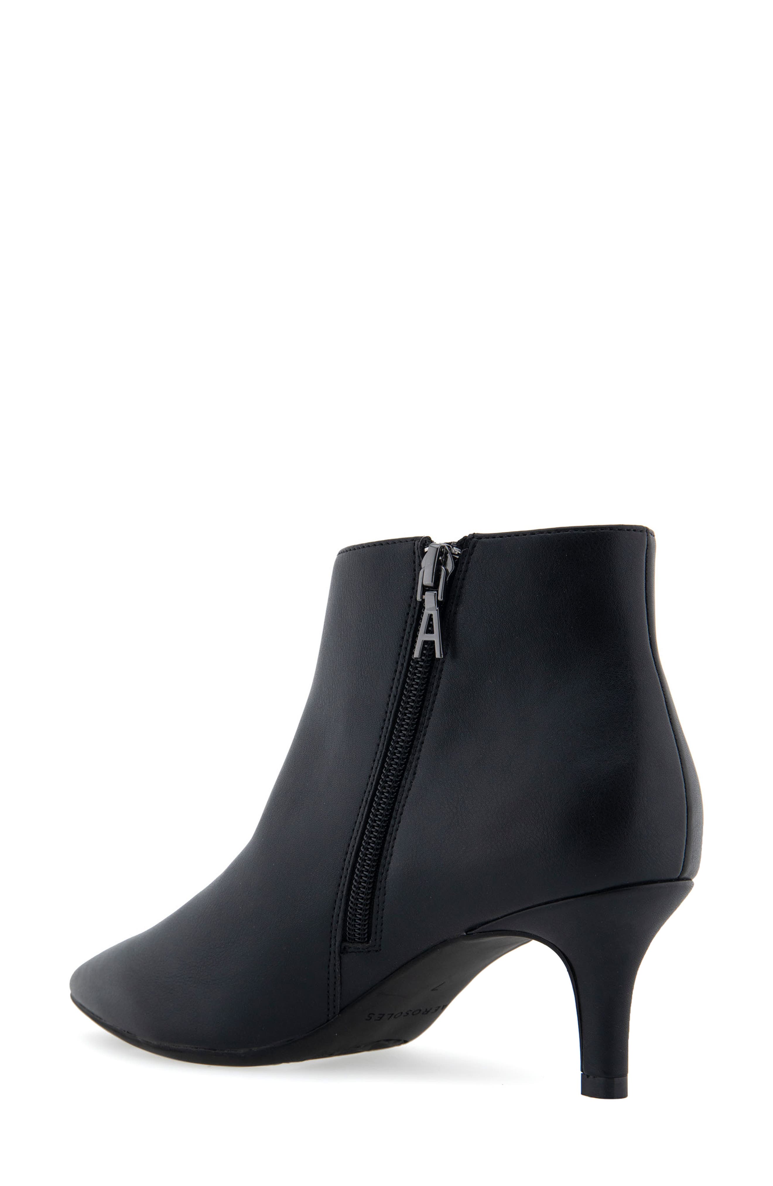 Aerosoles Edith Faux Leather Bootie, Alternate, color, Black