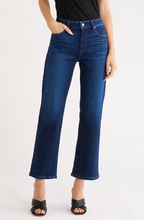 Mason Mid Rise Ankle Straight Leg Jeans