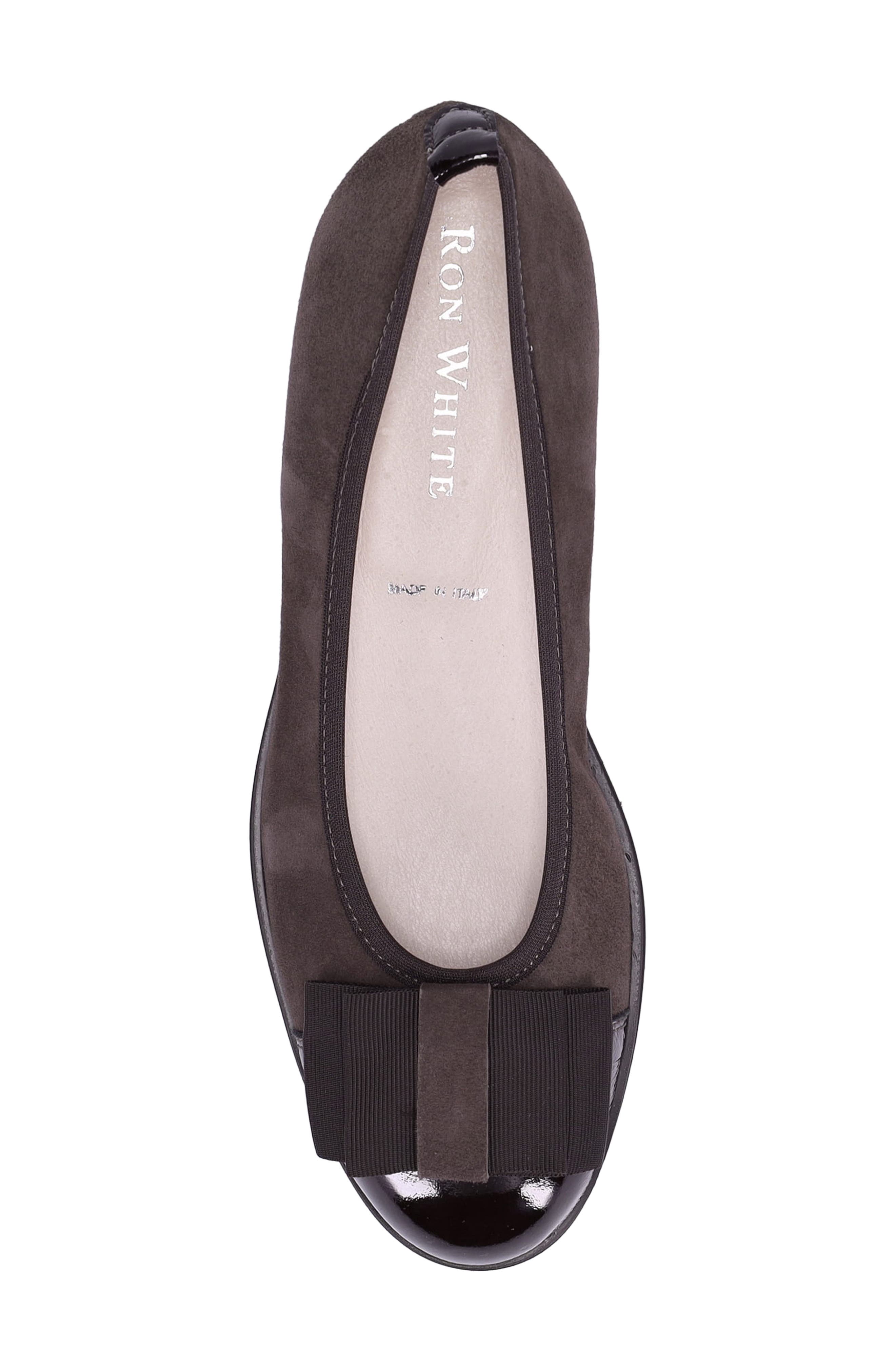 Ivale Water Resistant Bow Flat, Alternate, color, CHOCOLATE