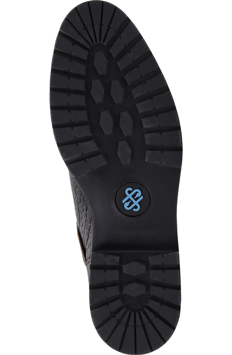 Ross & Snow Federico Weatherproof Genuine Shearling Lined Moto Boot, Alternate, color,