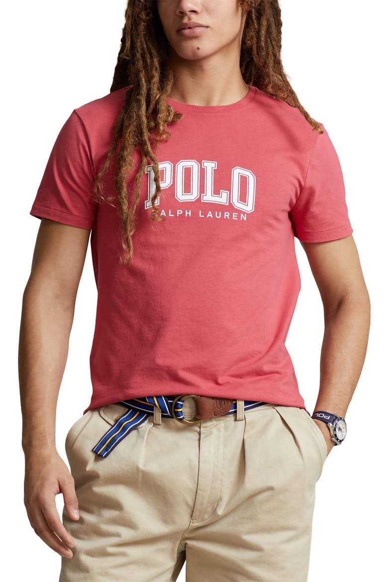 Cotton Jersey Graphic T-Shirt, Main, color, NANTUCKET RED