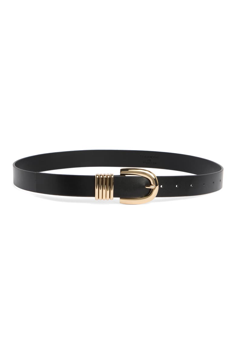 Skinny Western Belt, Main, color, BLACK001