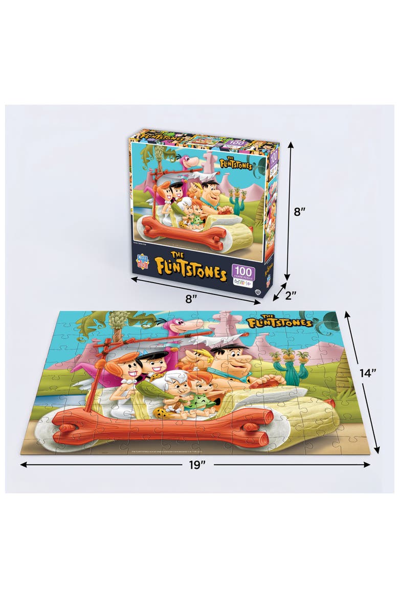 Yabba Dabba Doo 100 Piece Jigsaw Puzzle, Alternate, color, Multicolor