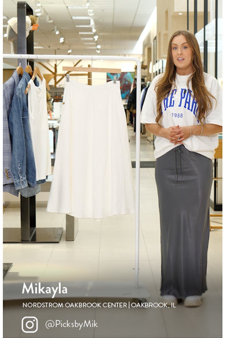 Maia Linen Skirt video