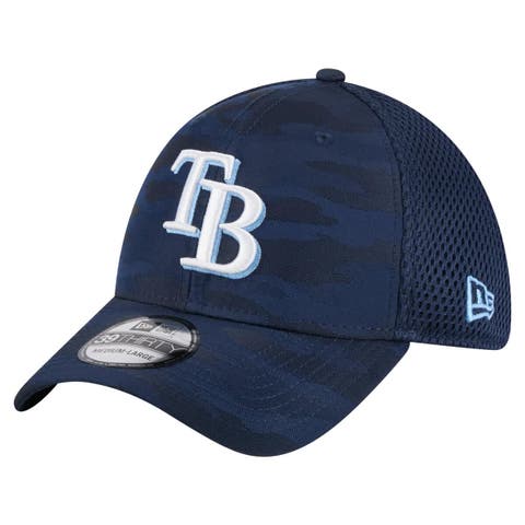 Men's New Era Navy Tampa Bay Rays Subtle Camo 39THIRTY Flex Hat