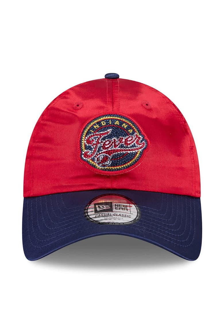 Unisex New Era Red/Navy Indiana Fever 2026 WNBA Draft Casual Classic Adjustable Hat, Alternate, color, Red