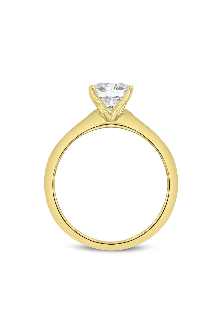 Rhea Princess 14K Gold Princess Cut Lab Grown Diamond Classic Solitaire Ring - 1.25 Ct, Alternate, color, 14K Yellow Gold
