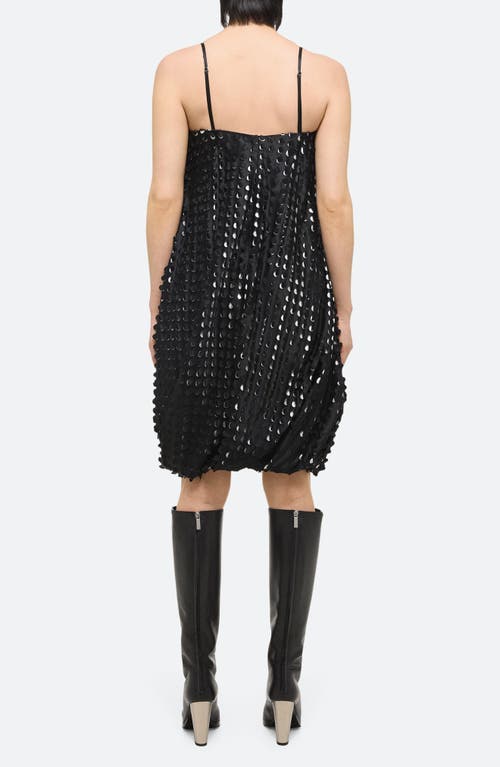 Helmut Lang Embellished Sleeveless Bubble Dress In Multi