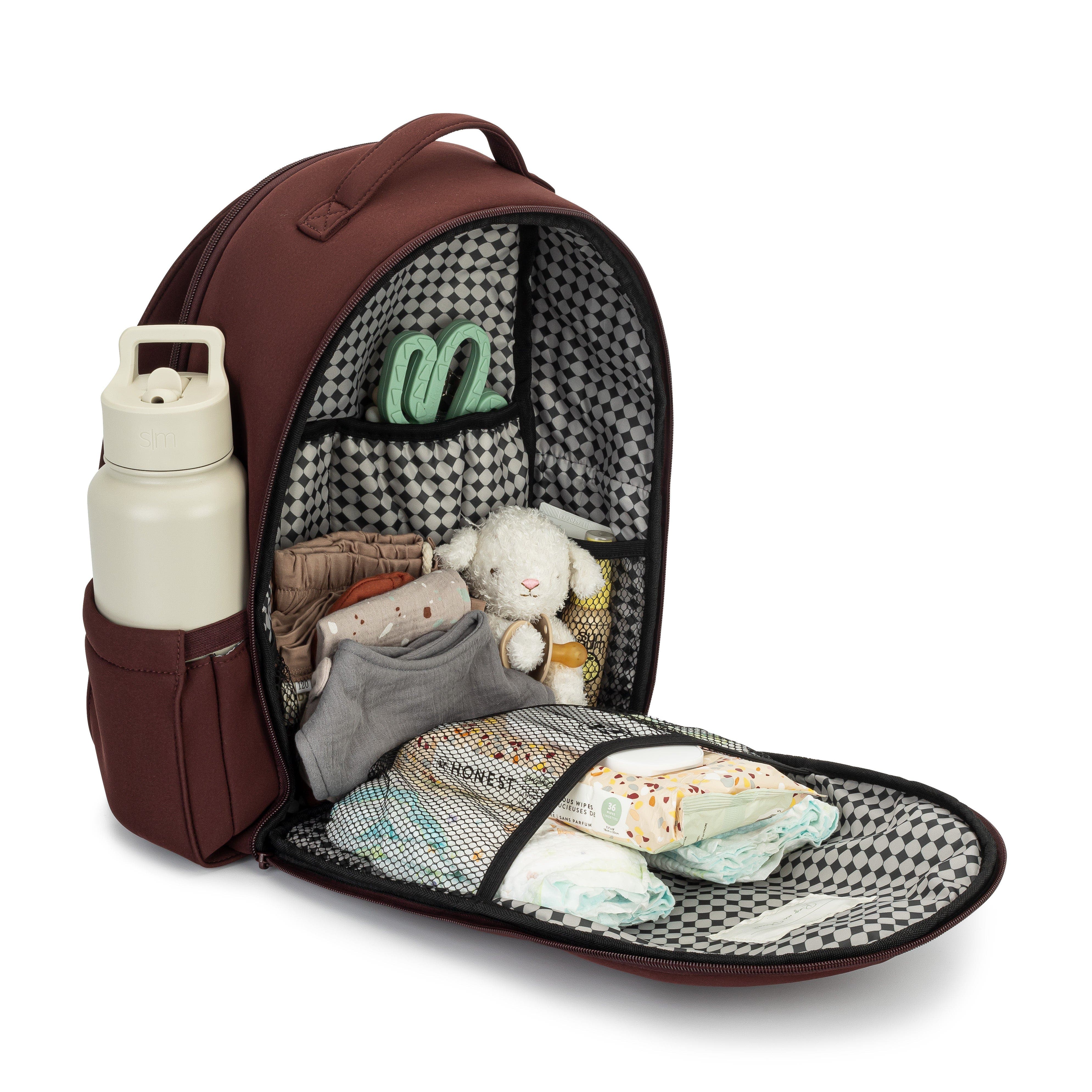 Parker Baby Co. Drift Neoprene Lite Diaper Backpack, Alternate, color, Black