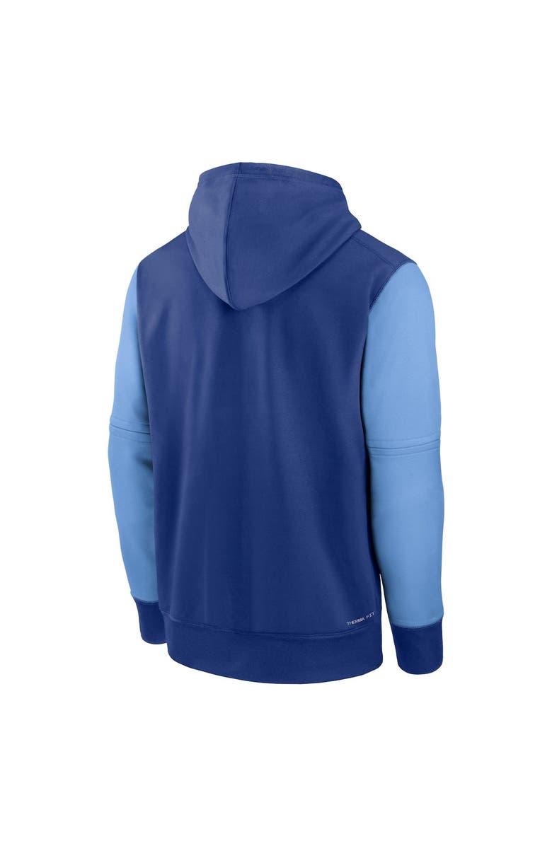 Nike Men's Nike Royal/Light Blue Kansas City Royals Authentic Collection Performance Hoodie, Alternate, color,