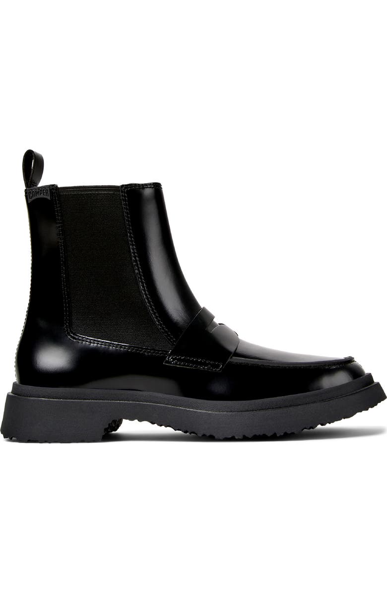 Camper Walden Loafer Chelsea Boot, Alternate, color, Black