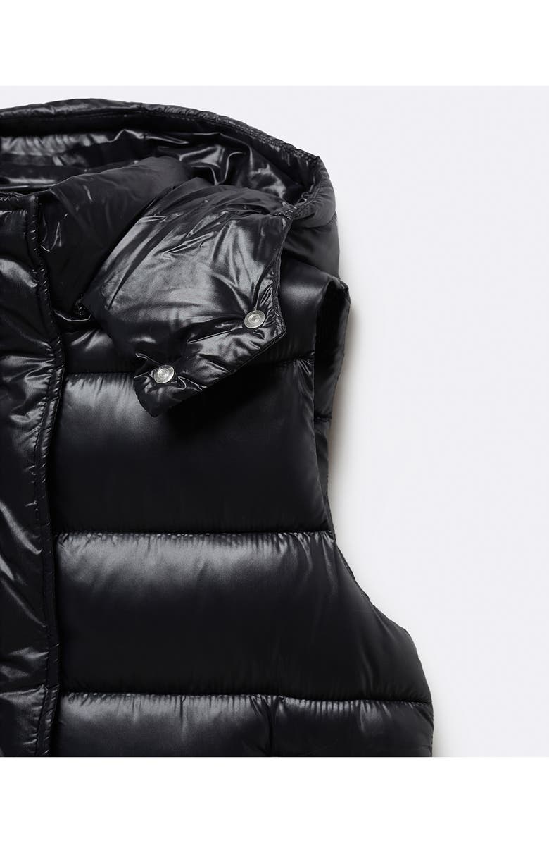 MANGO Quilted Water Repellent Hooded Vest, Alternate, color, 