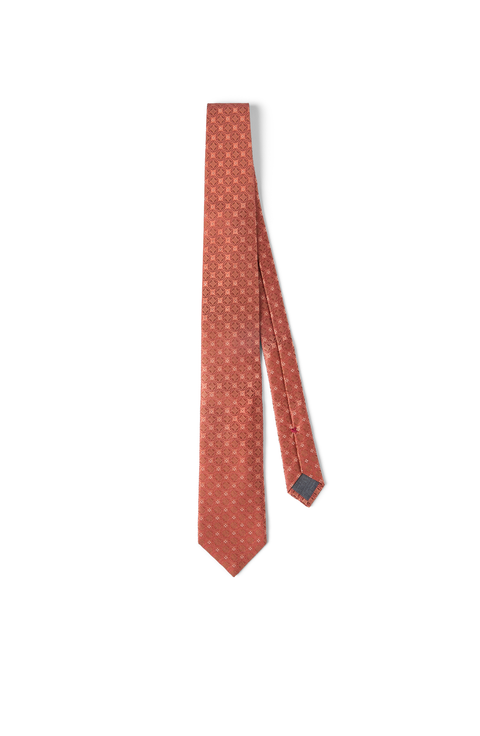 Silk tie with pattern