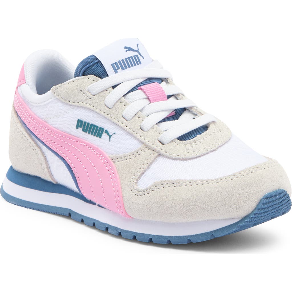 Puma Kids' Siege Sneaker In White-mauved Out-gray