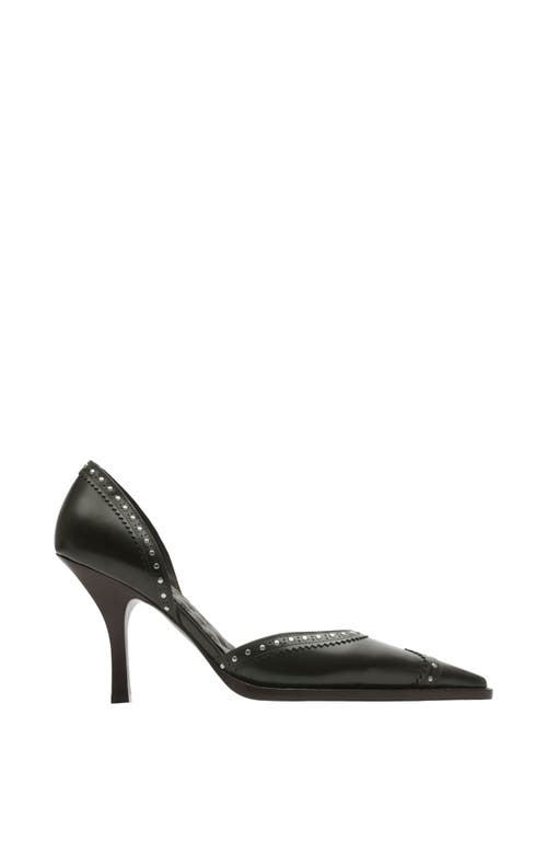 Burberry Bird Rivet High Heels In Shale