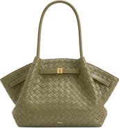 JW PEI Medium Hana Woven Faux Leather Tote