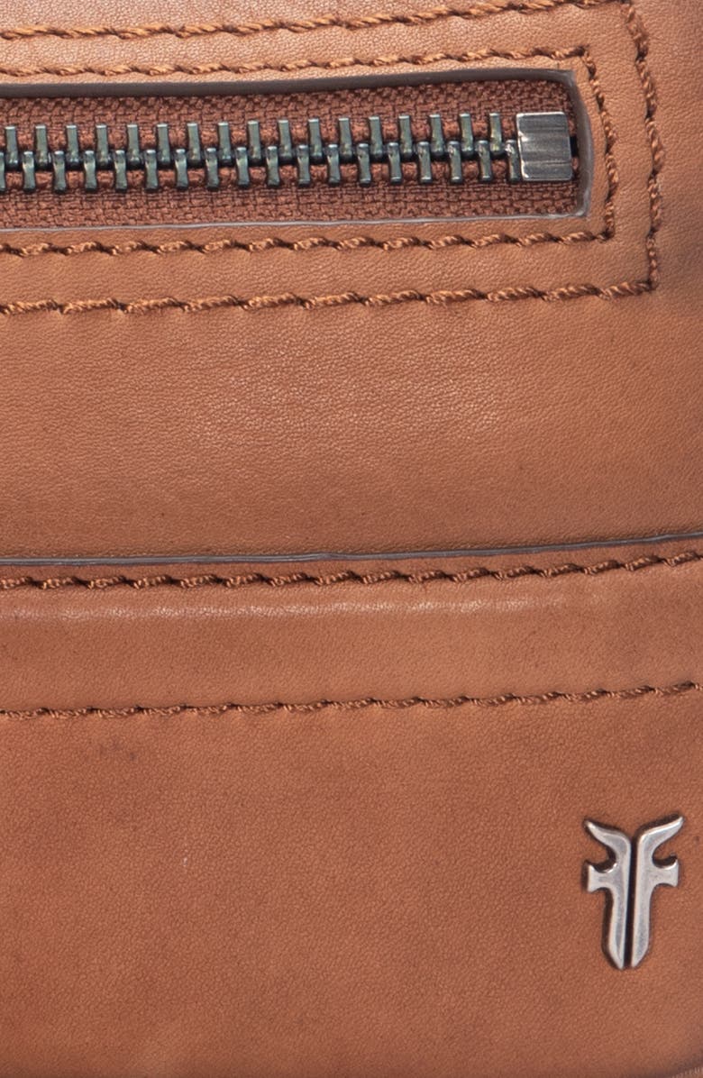 Frye Nash Leather Dopp Kit, Alternate, color, Cognac