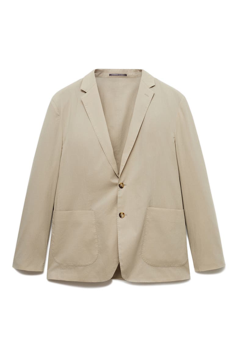 Lightweight Cotton Sport Coat, Alternate, color, BEIGE