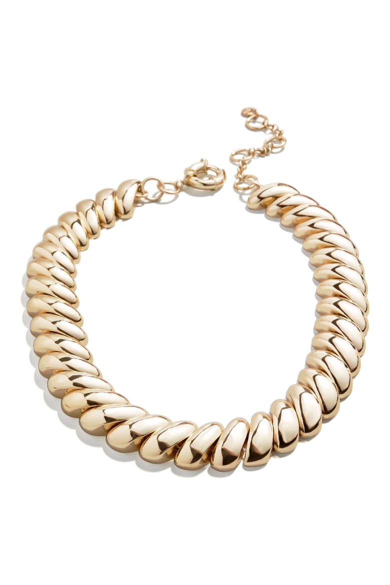 Teardrop Chain Link Necklace, Main, color, GOLD