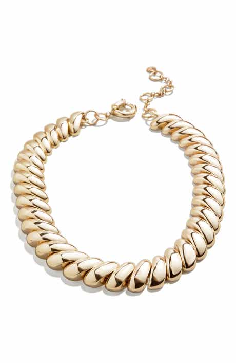 Teardrop Chain Link Necklace