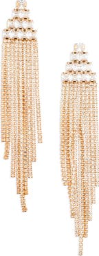 Tasha Crystal Fringe Statement Earrings