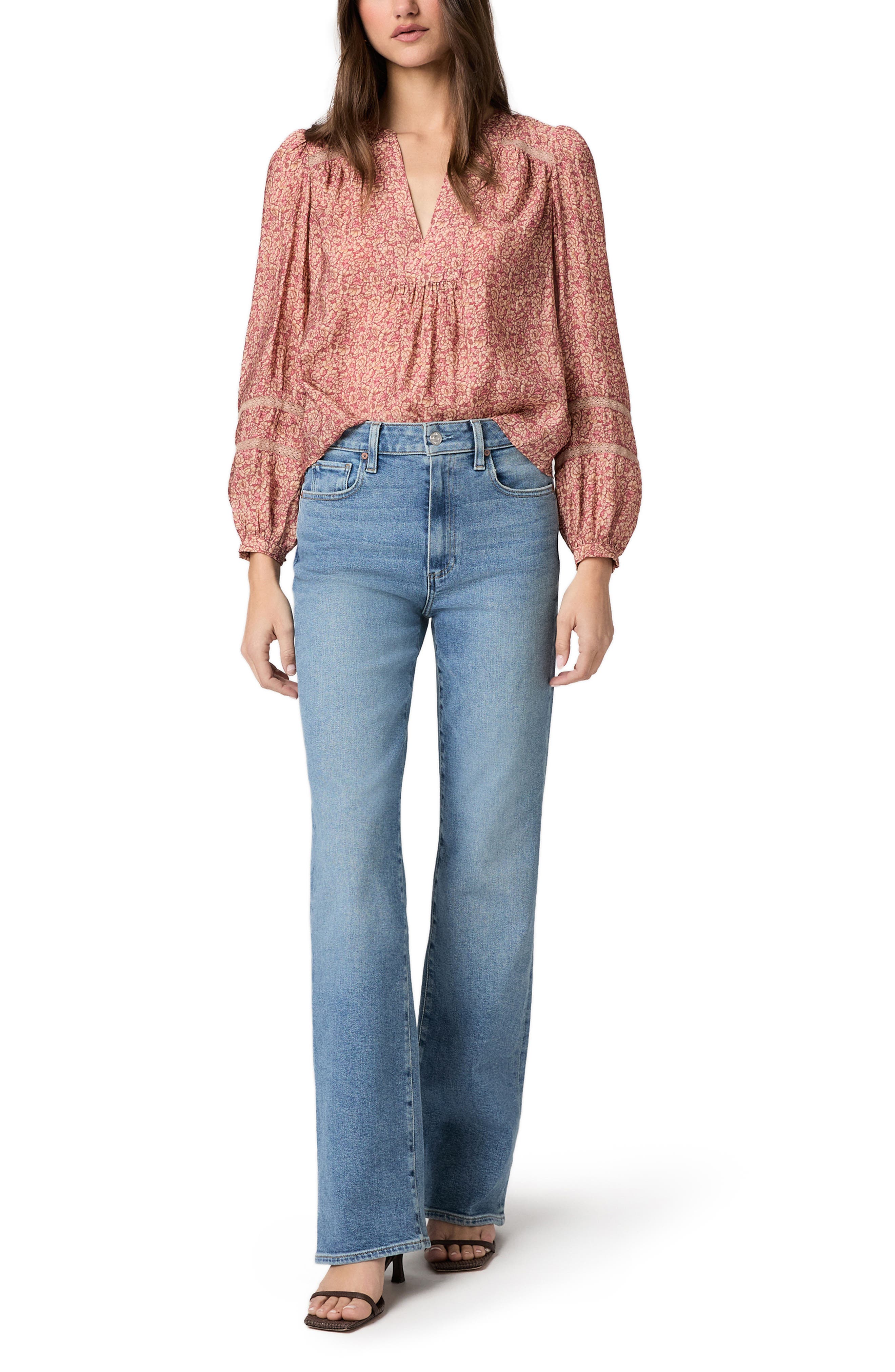 PAIGE Stevie High Waist Bootcut Jeans — фото 7
