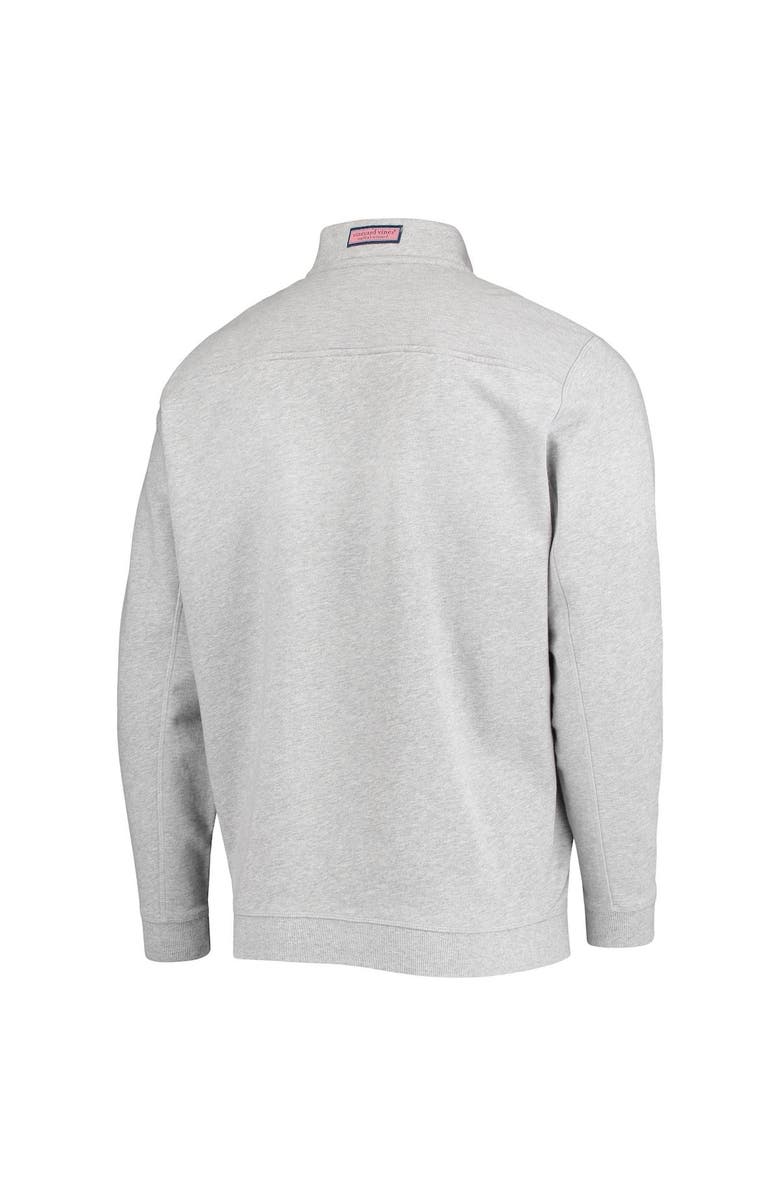 vineyard vines Men's Vineyard Vines Heather Gray San Francisco Giants Shep Shirt Quarter-Zip Sweatshirt, Alternate, color, 