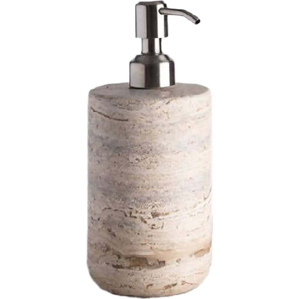 AndJacob Decor Less Is More High Dispenser in Travertine Marble  product