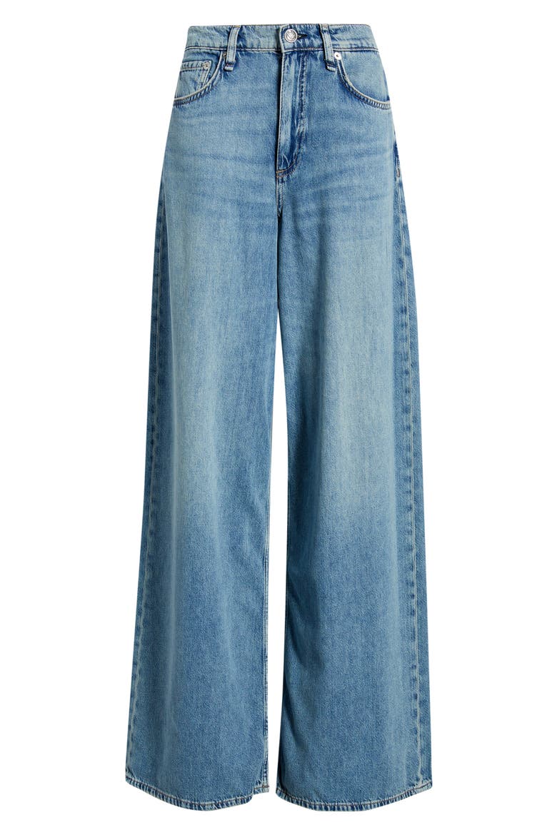 Featherweight Sofie High Waist Wide Leg Jeans, Alternate, color, AMALFI GROM