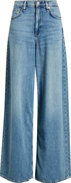 rag & bone Featherweight Sofie High Waist Wide Leg Jeans