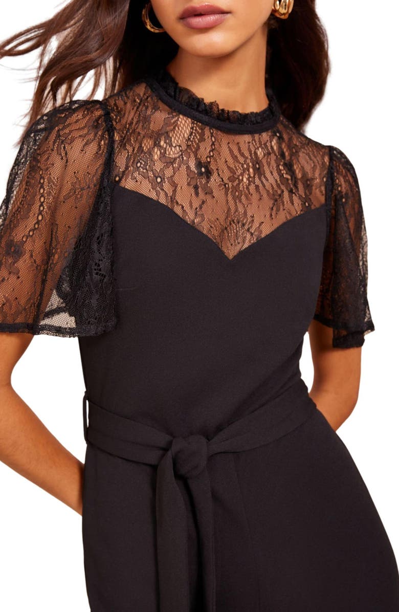 Friends Like These Lace Inset Jumpsuit, Alternate, color,