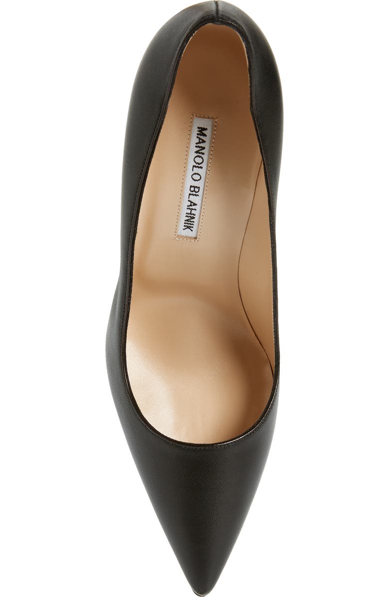 Manolo Blahnik BB Pointed Toe Pump, Alternate, color, Blck(0015)