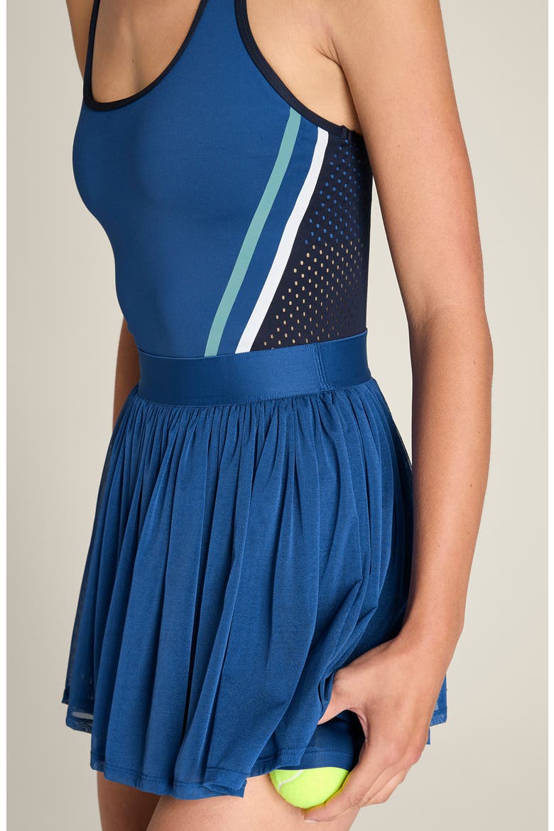 Headliner Seam-Sealed Minidress, Alternate, color, BLUE QUARTZ
