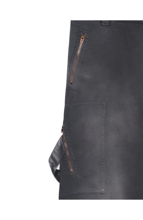 Fortela Juniat Cargo Twill Cotton Trousers In Gray