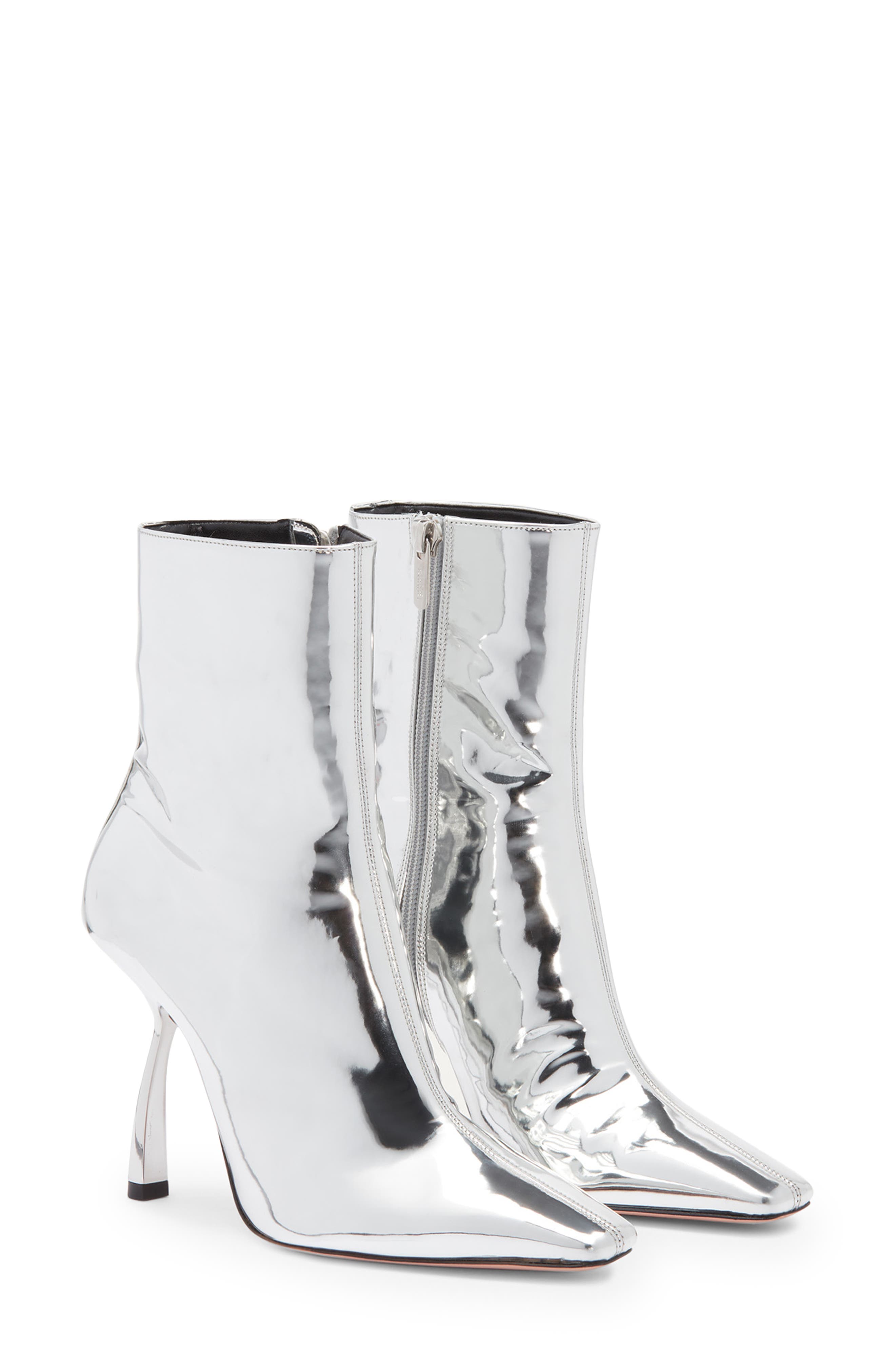 Merlin Sock Bootie, Main, color, SILVER