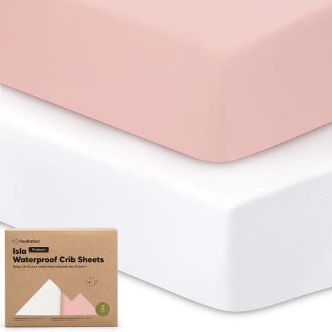 2-Pack Isla [Protect+] Waterproof Crib Sheets